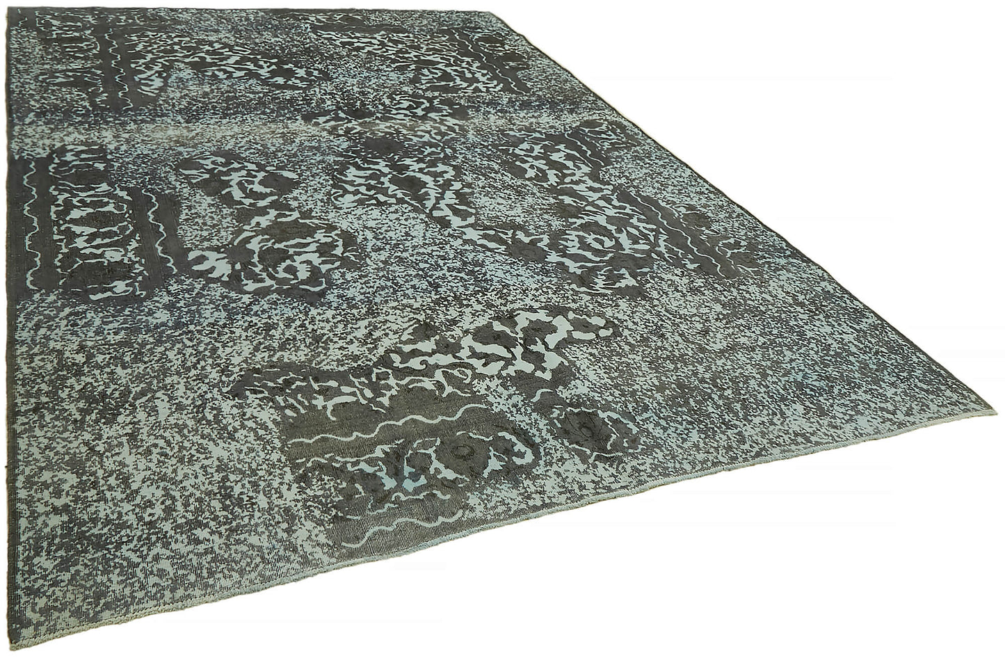 9x12 Grey Overdyed Large Area Rug - 44359