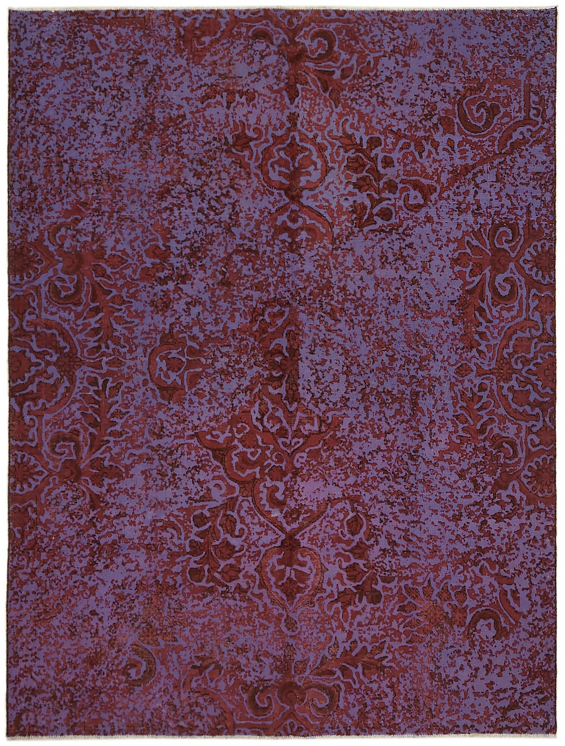 7x9 Purple Overdyed Large Area Rug - 44361