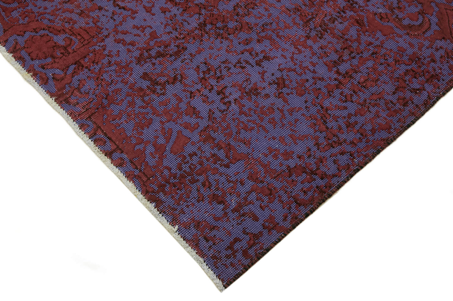 7x9 Purple Overdyed Large Area Rug - 44361