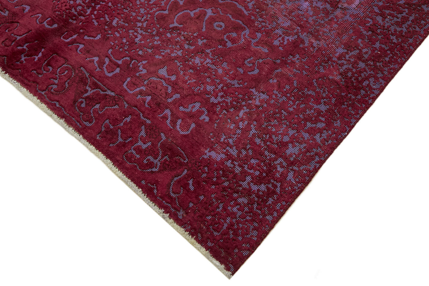 6x9 Red Overdyed Large Area Rug - 44362