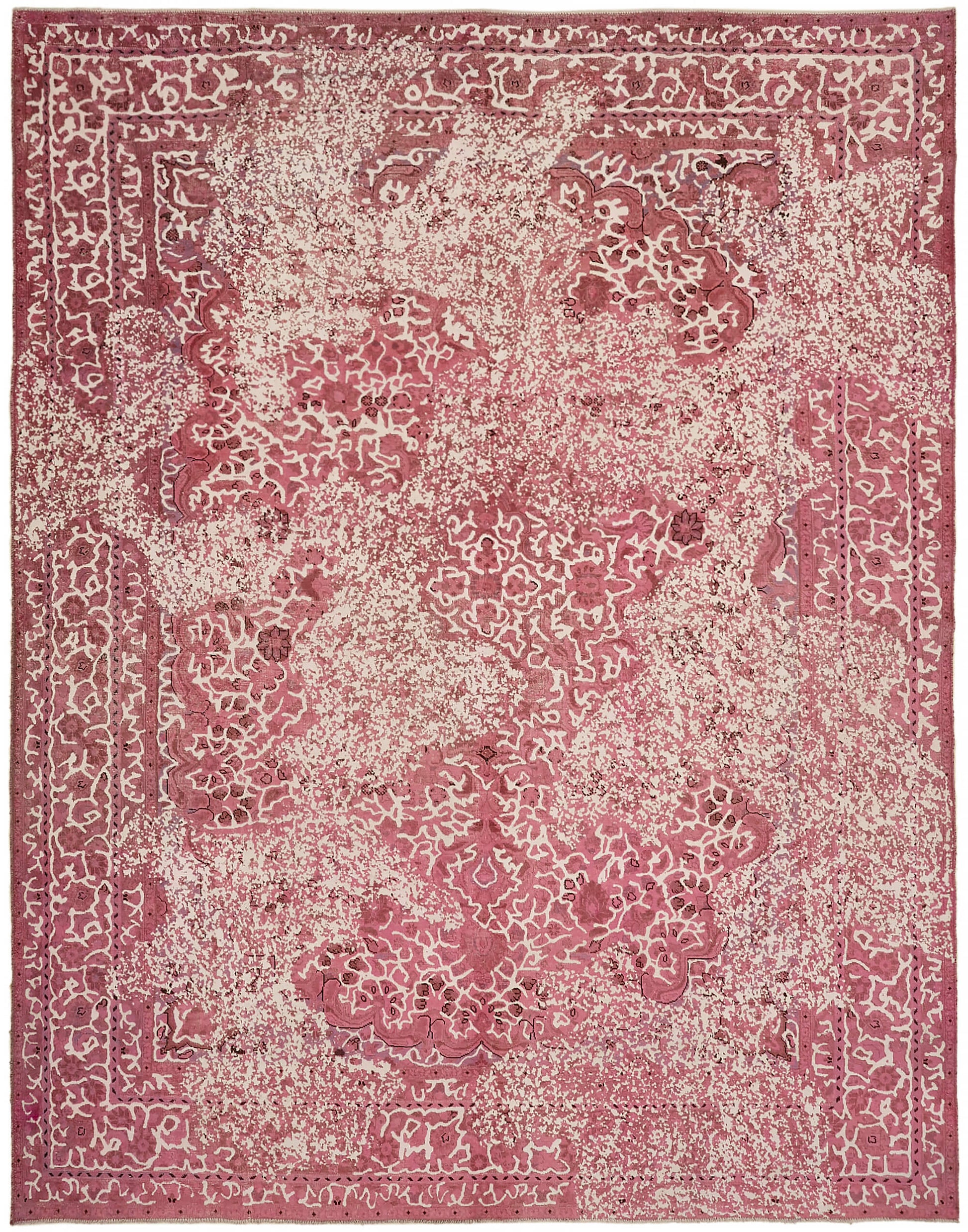 9x12 Pink Overdyed Large Area Rug - 44365