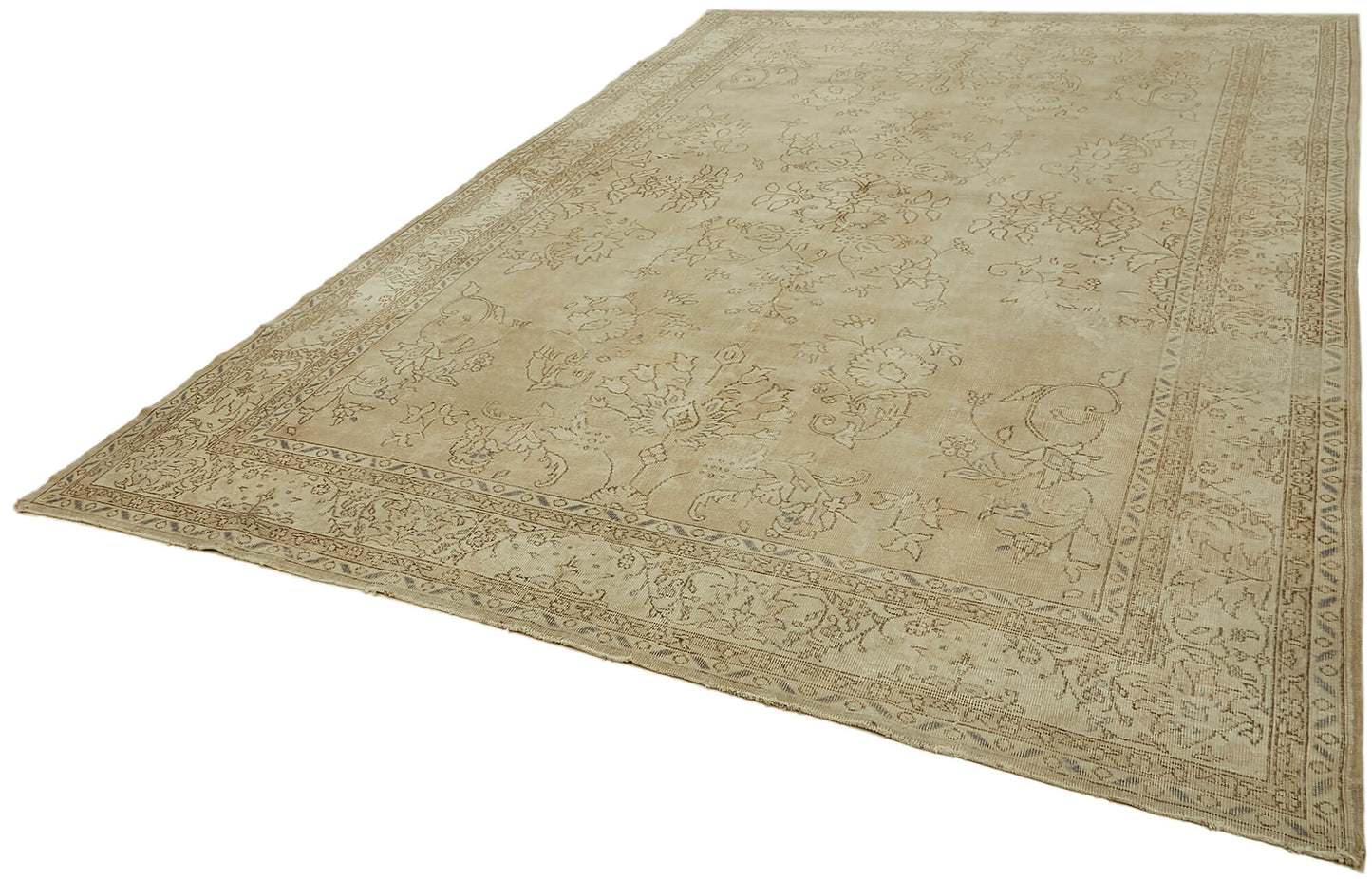 8x12 Beige Vintage Large Area Rug - 44372