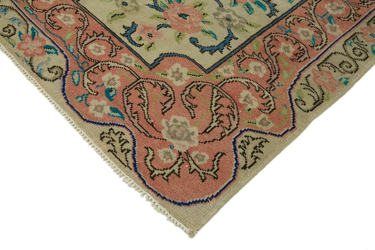 8x11 Beige Vintage Large Area Rug - 44376