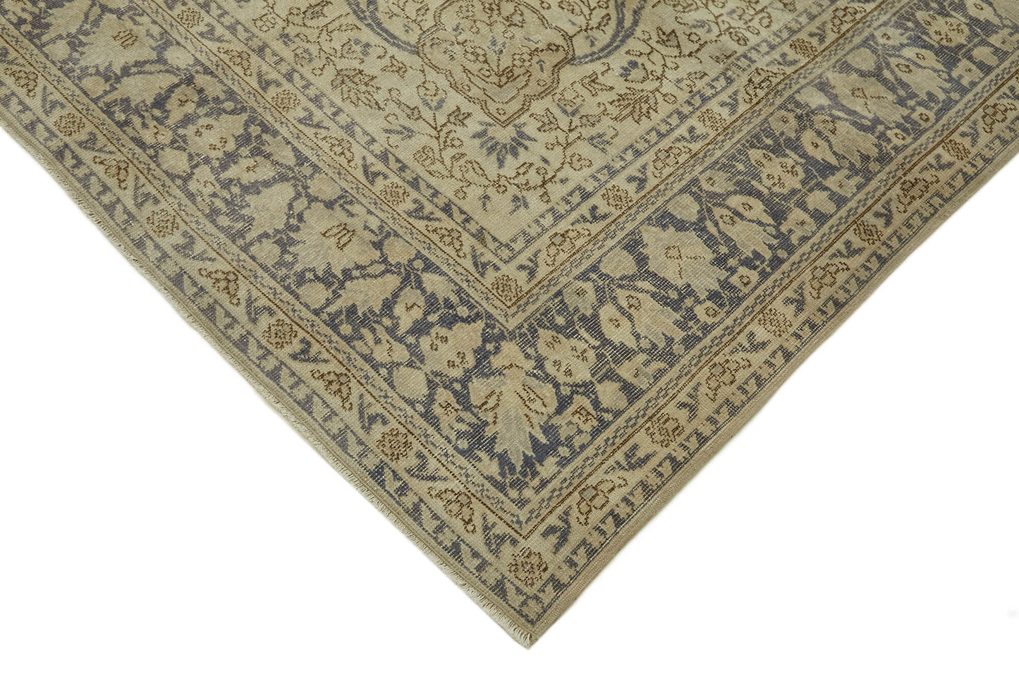 8x12 Beige Vintage Large Area Rug - 44377