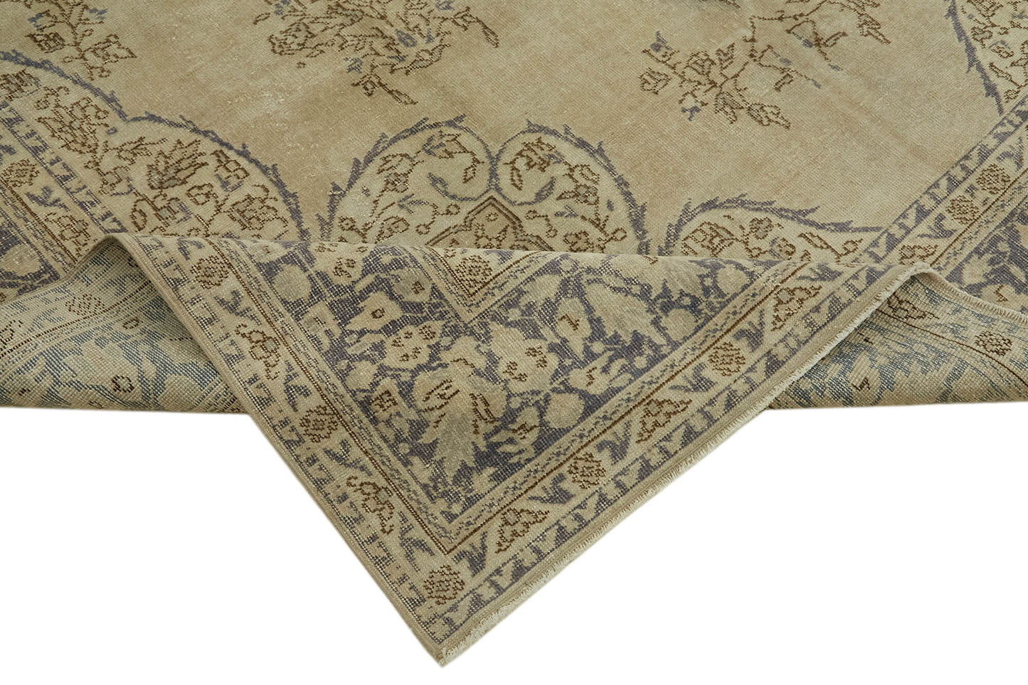 8x12 Beige Vintage Large Area Rug - 44377