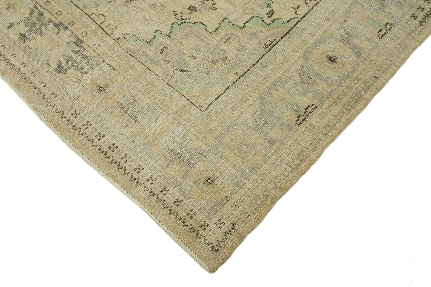 9x11 Beige Vintage Large Area Rug - 44378