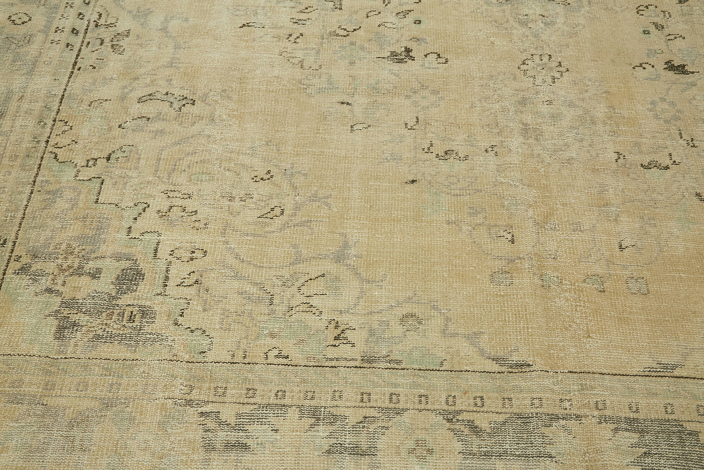 9x11 Beige Vintage Large Area Rug - 44378