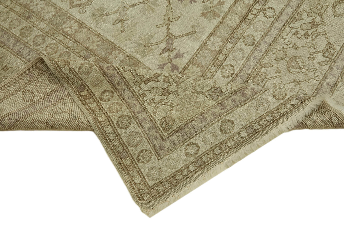 7x9 Beige Vintage Large Area Rug - 44381