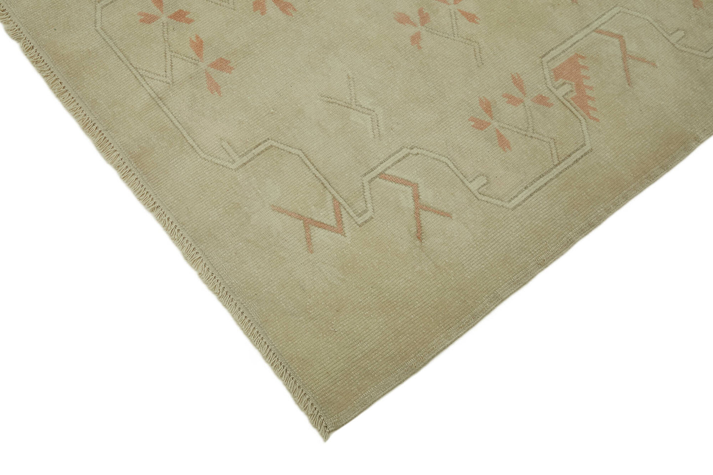 8x10 Beige Vintage Large Area Rug - 44382