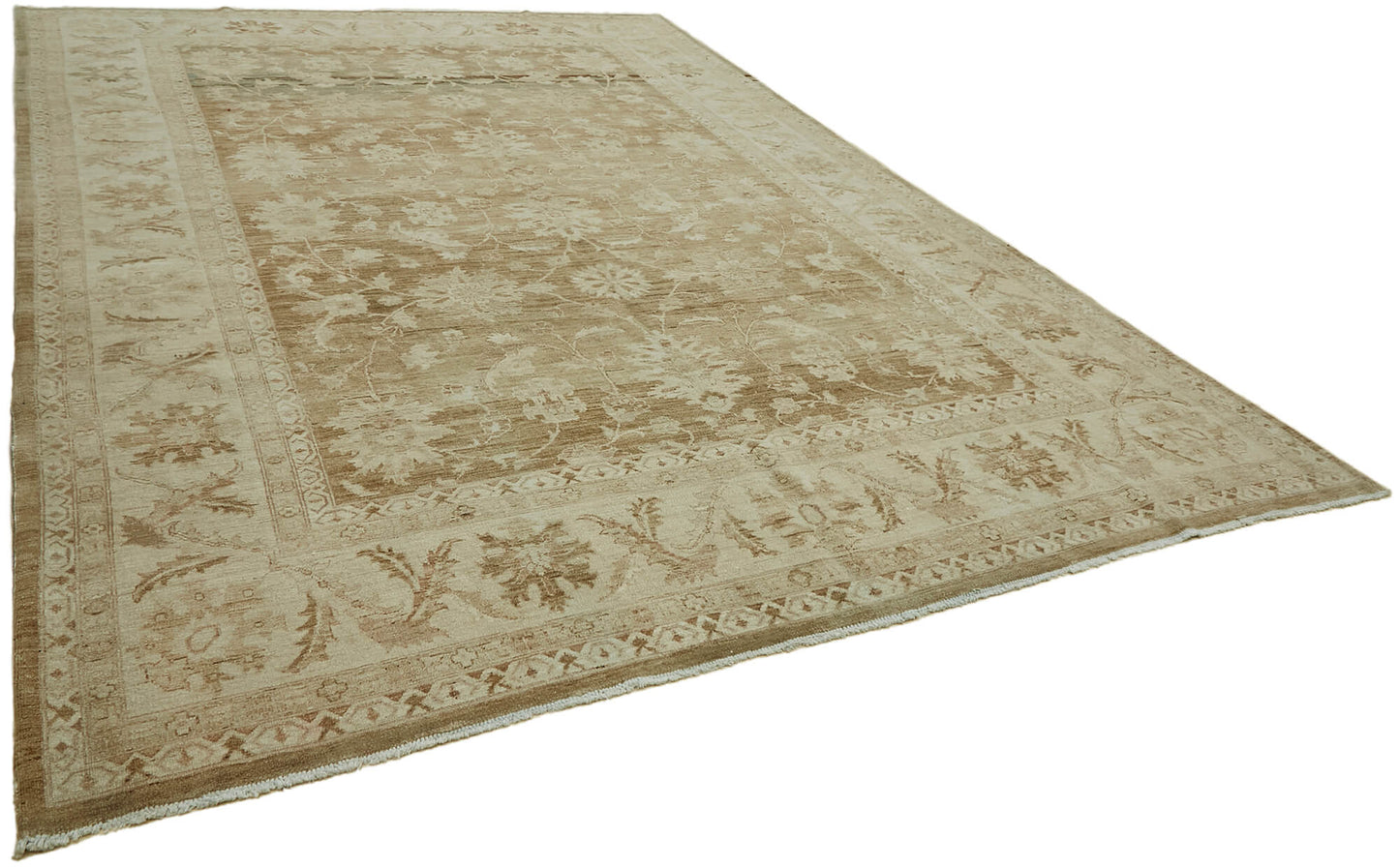 10x14 Beige Vintage Large Area Rug - 44384