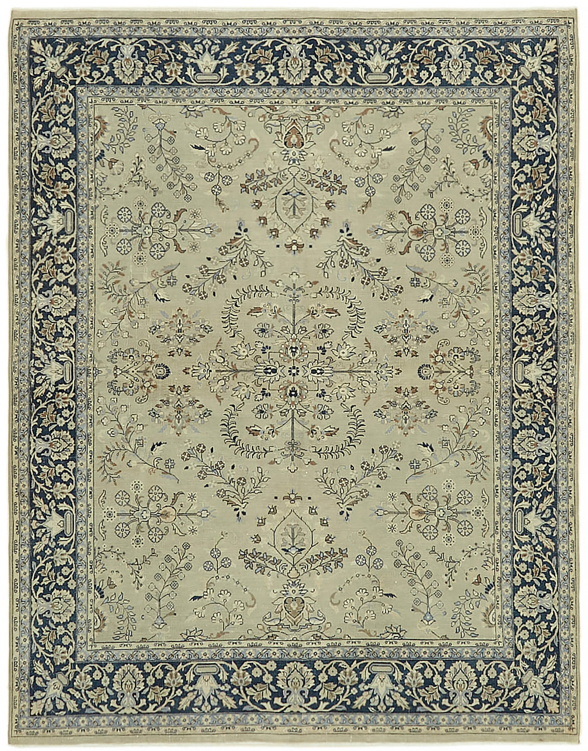 6x8 Beige Vintage Large Area Rug - 44402