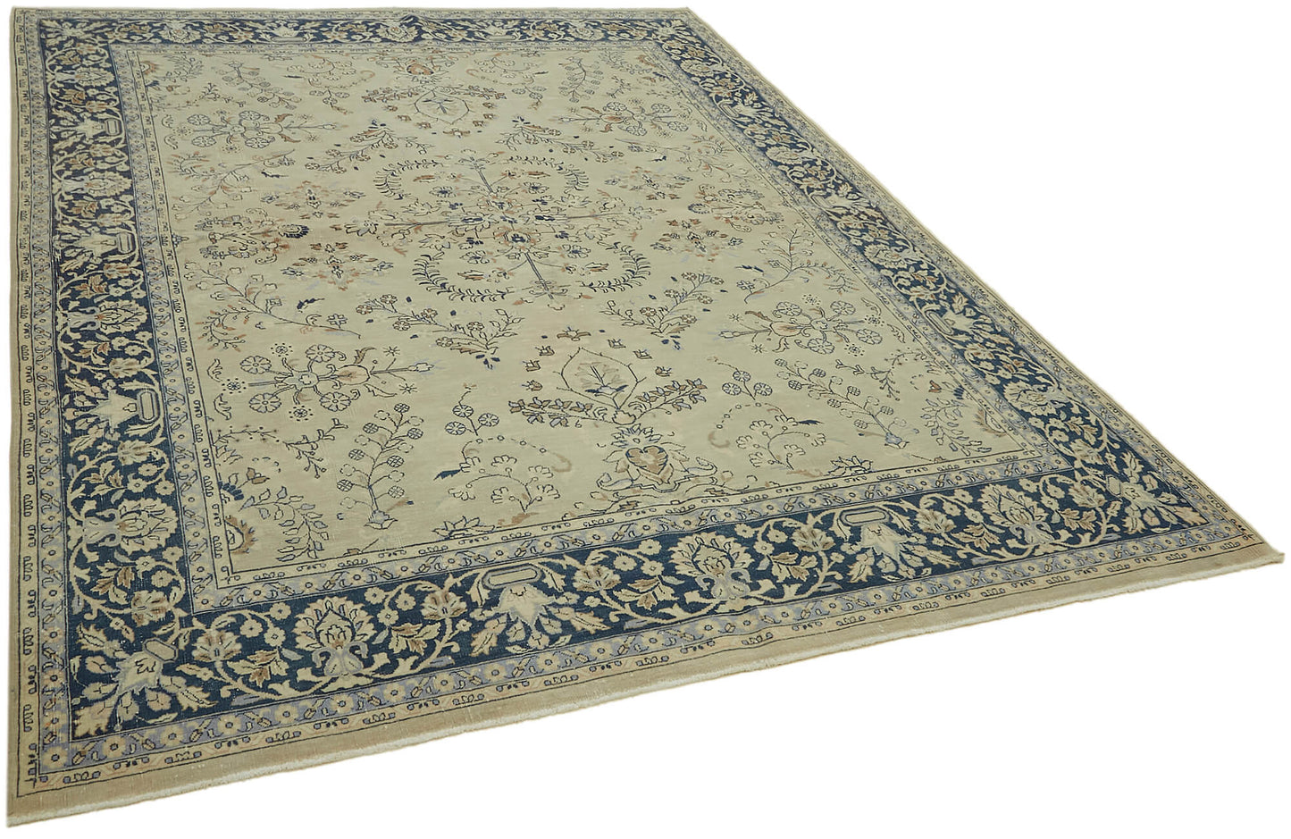 6x8 Beige Vintage Large Area Rug - 44402