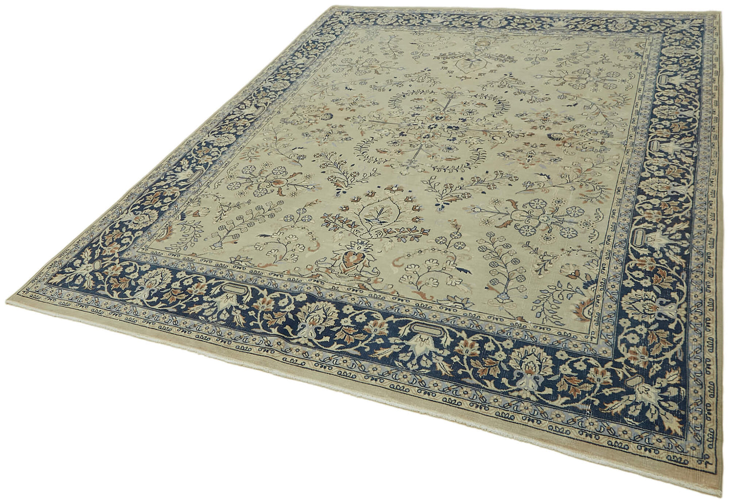 6x8 Beige Vintage Large Area Rug - 44402