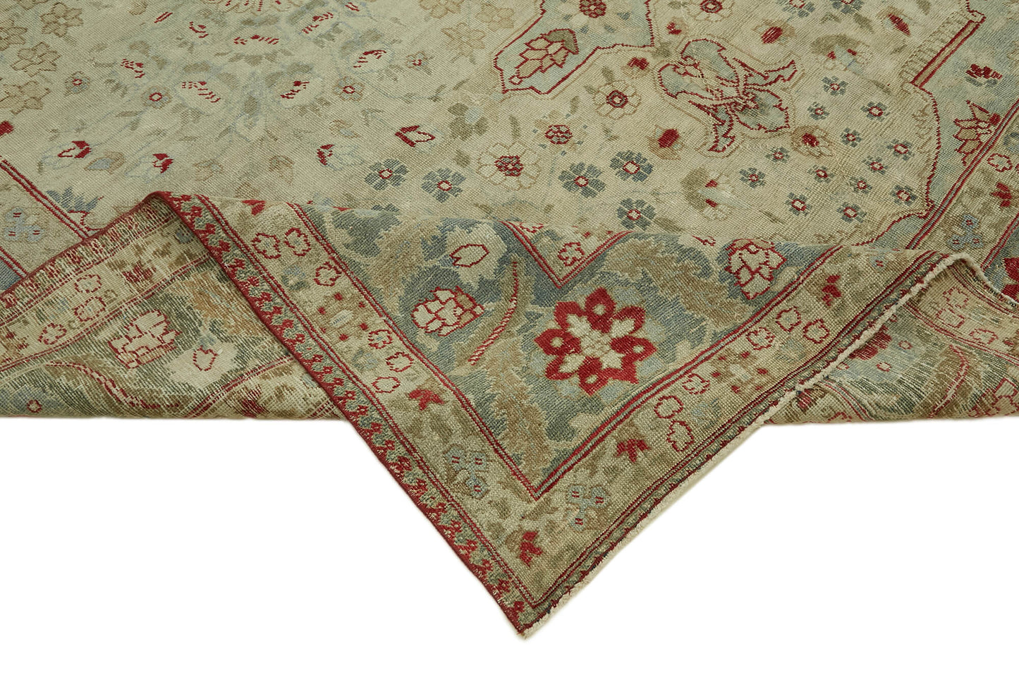 8x12 Beige Vintage Large Area Rug - 44409