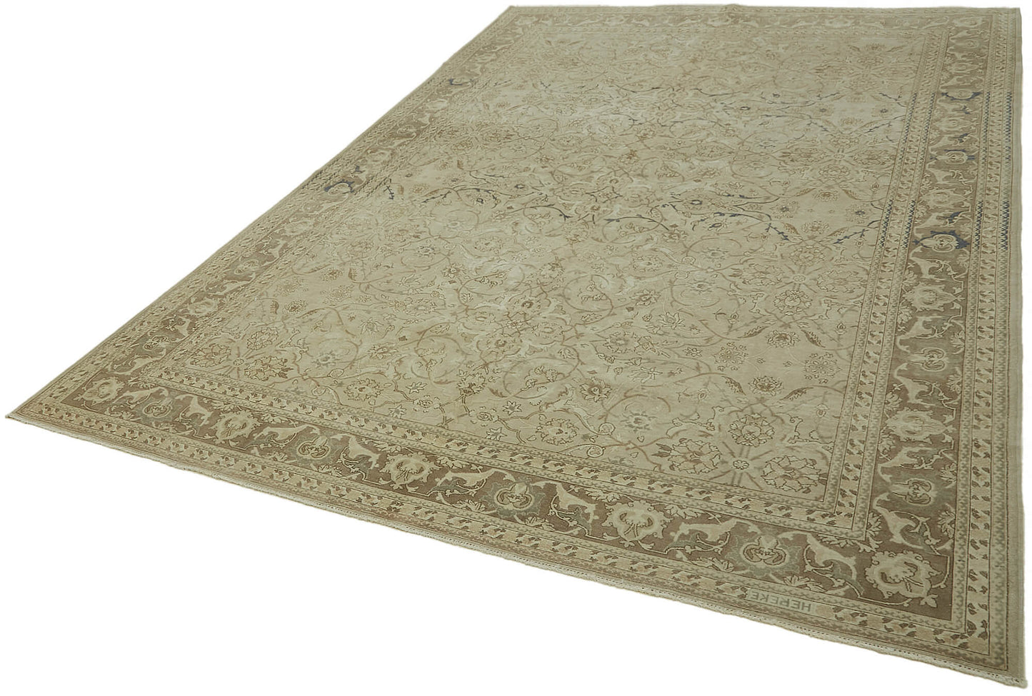 7x11 Beige Vintage Large Area Rug - 44417