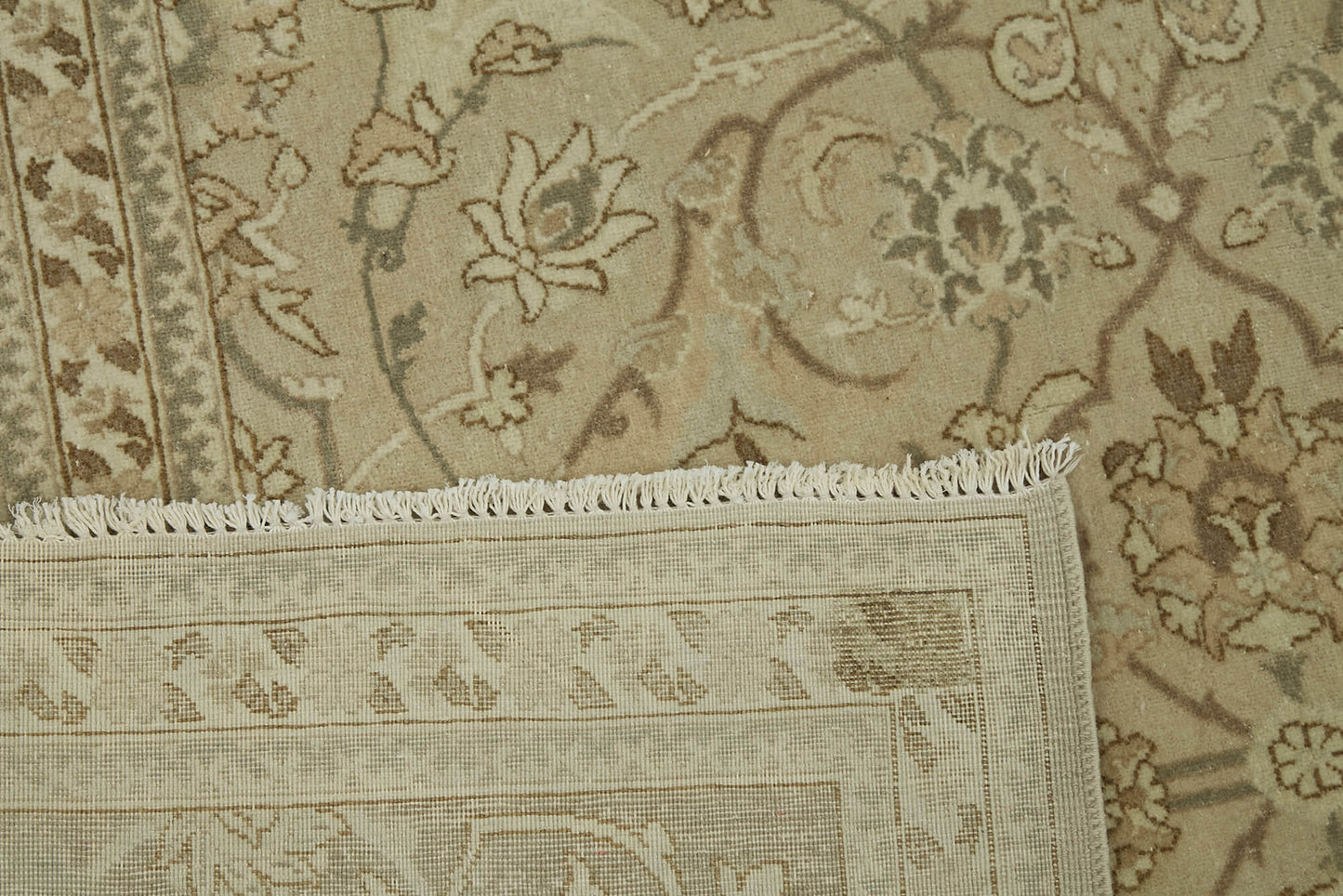 7x11 Beige Vintage Large Area Rug - 44417