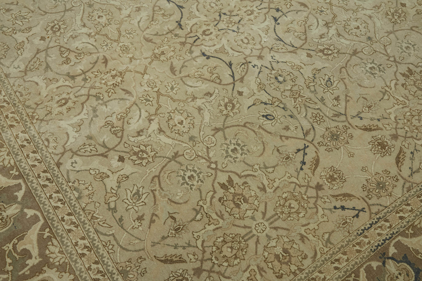 7x11 Beige Vintage Large Area Rug - 44417