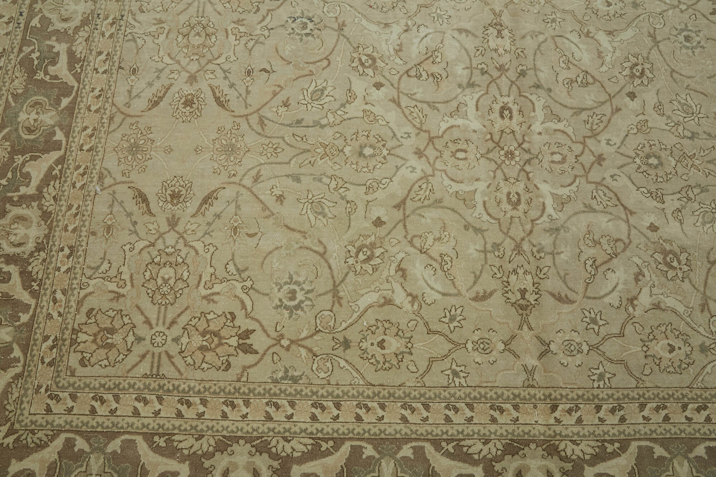 7x11 Beige Vintage Large Area Rug - 44417