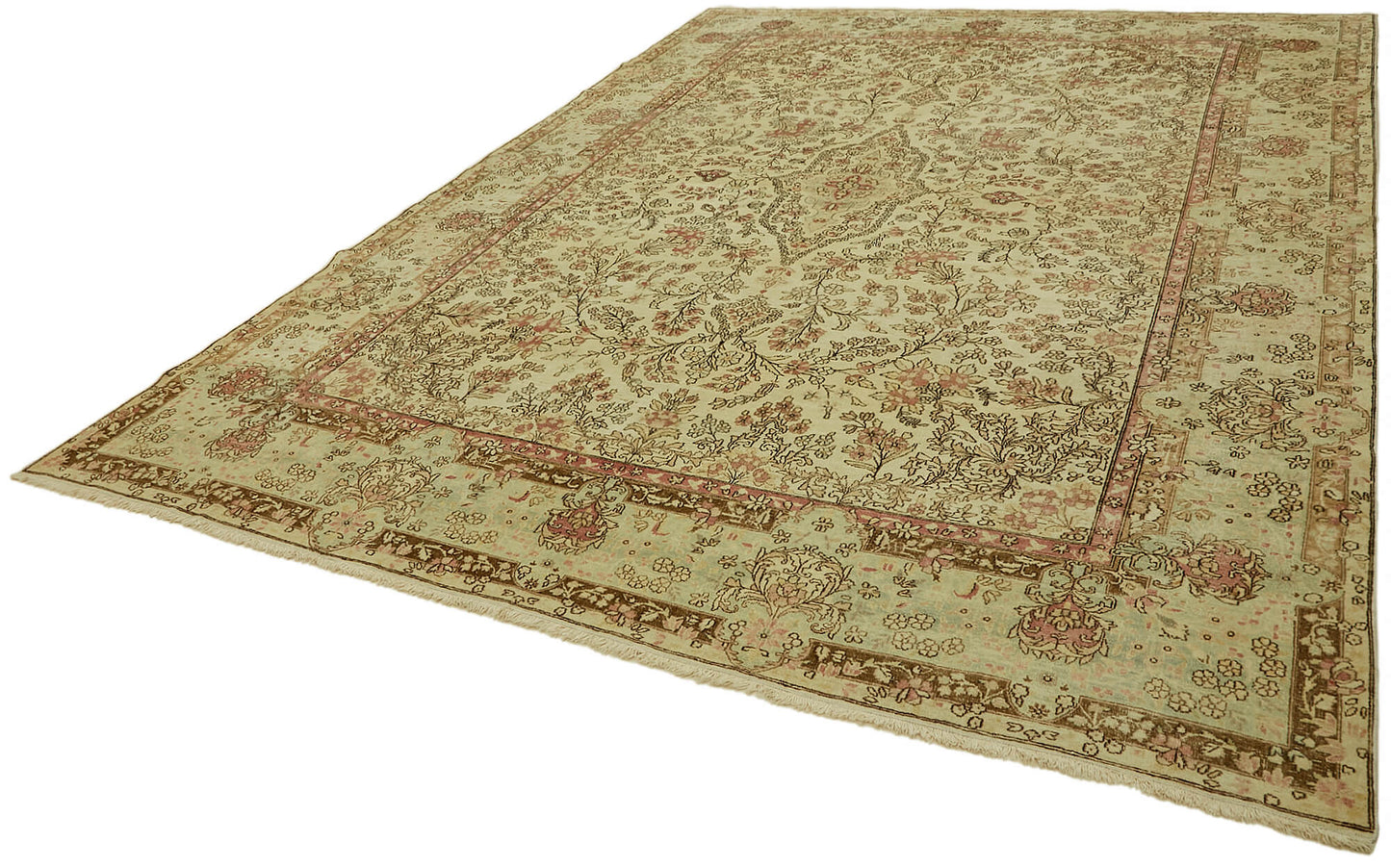 9x12 Beige Vintage Large Area Rug - 44418