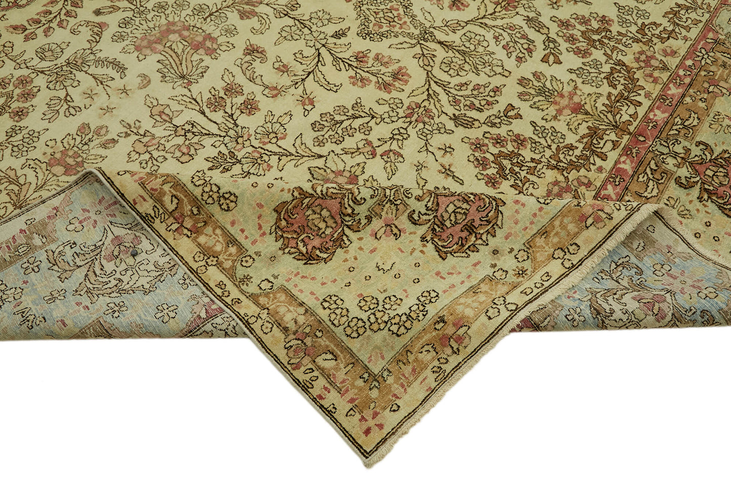 9x12 Beige Vintage Large Area Rug - 44418