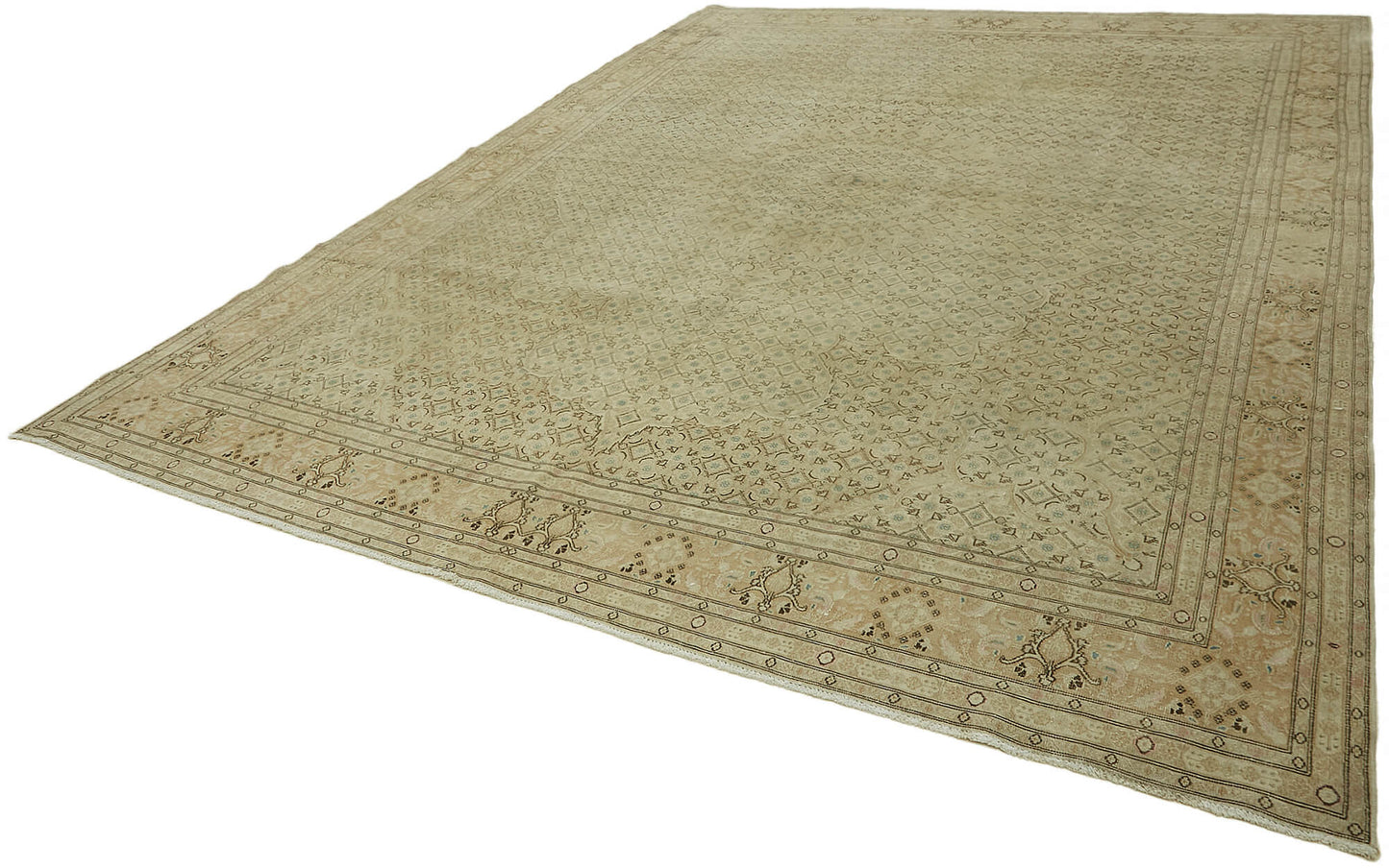 9x12 Beige Vintage Large Area Rug - 44420