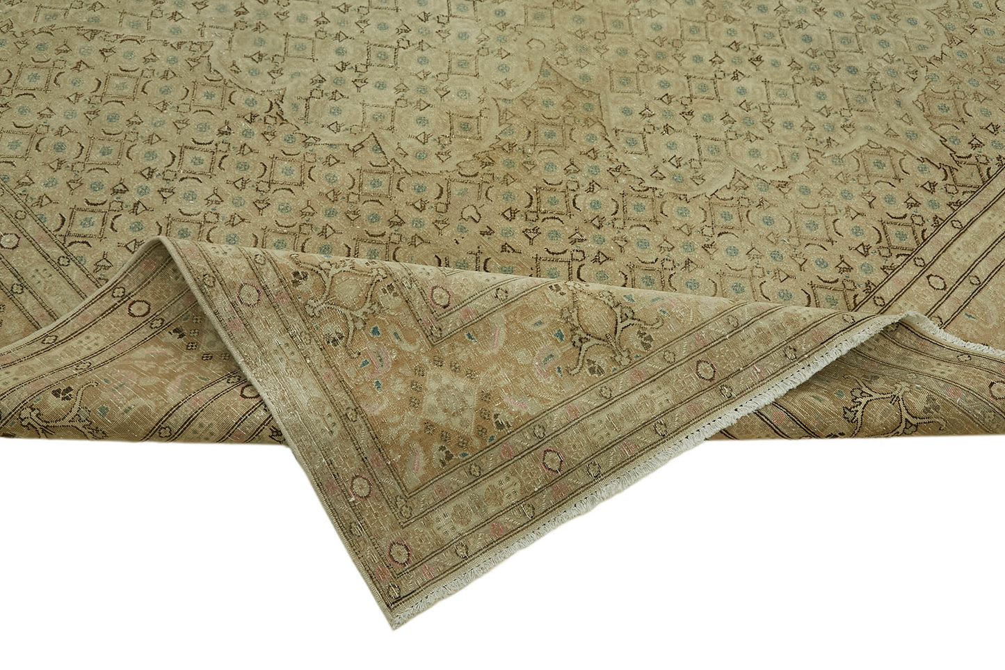 9x12 Beige Vintage Large Area Rug - 44420