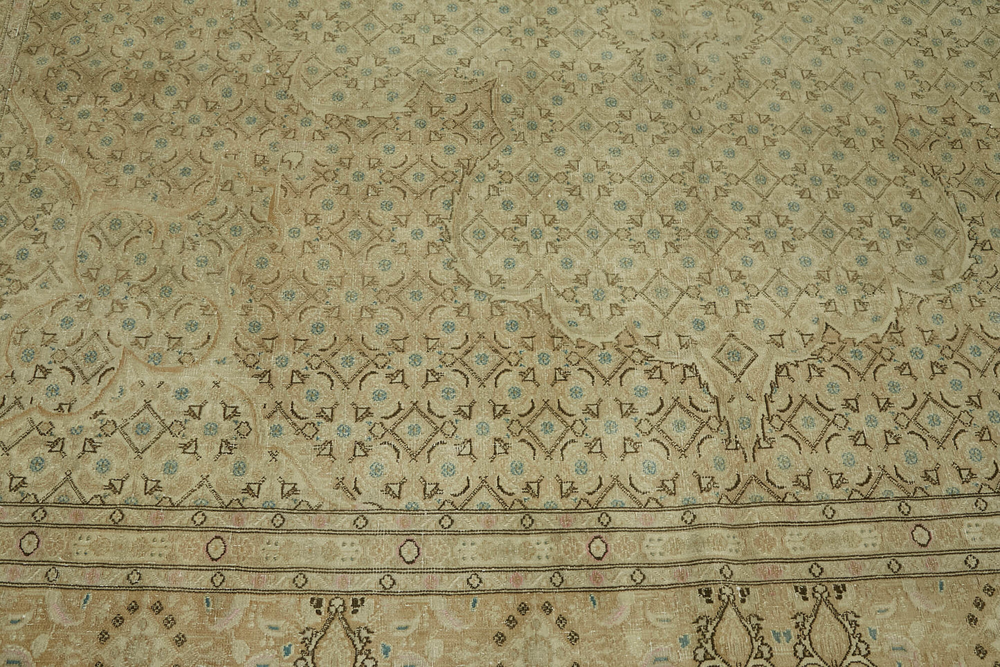 9x12 Beige Vintage Large Area Rug - 44420