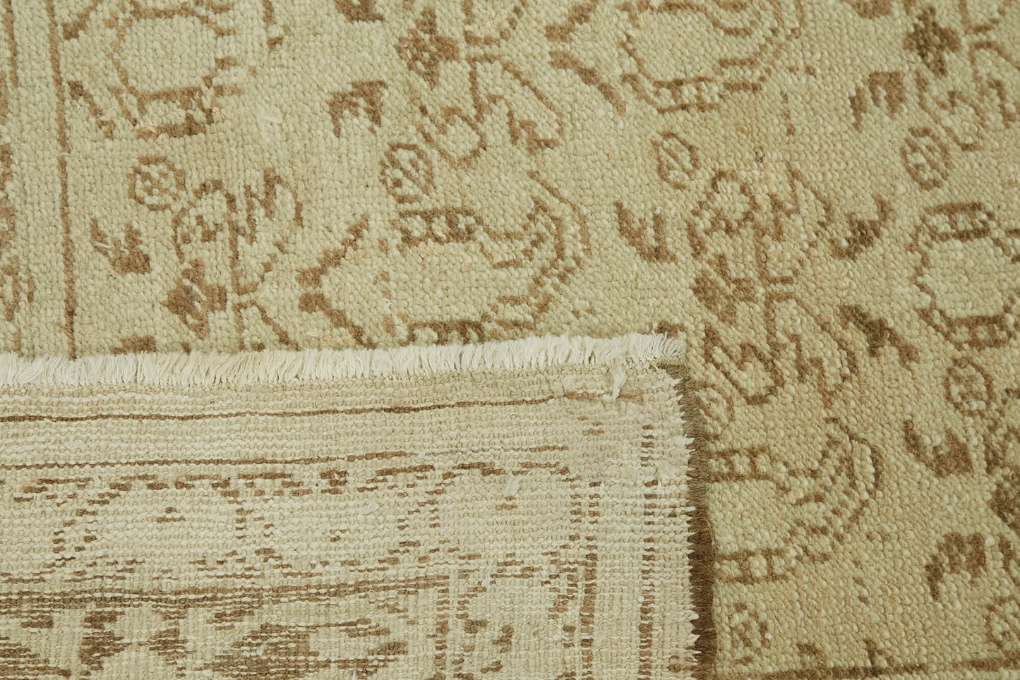 7x10 Beige Vintage Large Area Rug - 44421