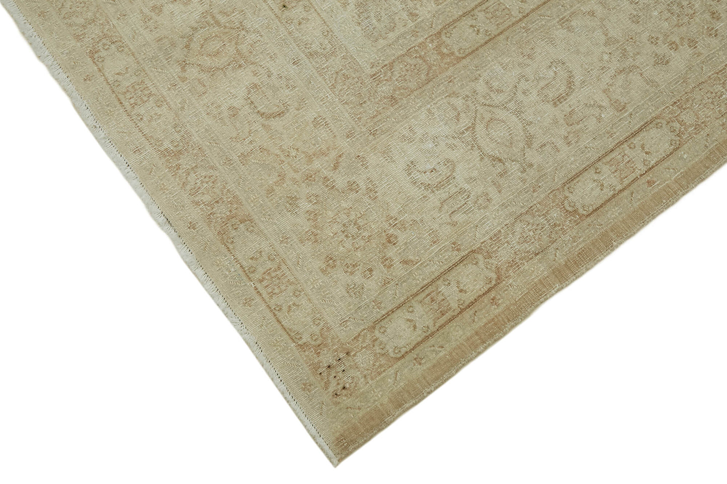 7x9 Beige Vintage Large Area Rug - 44426