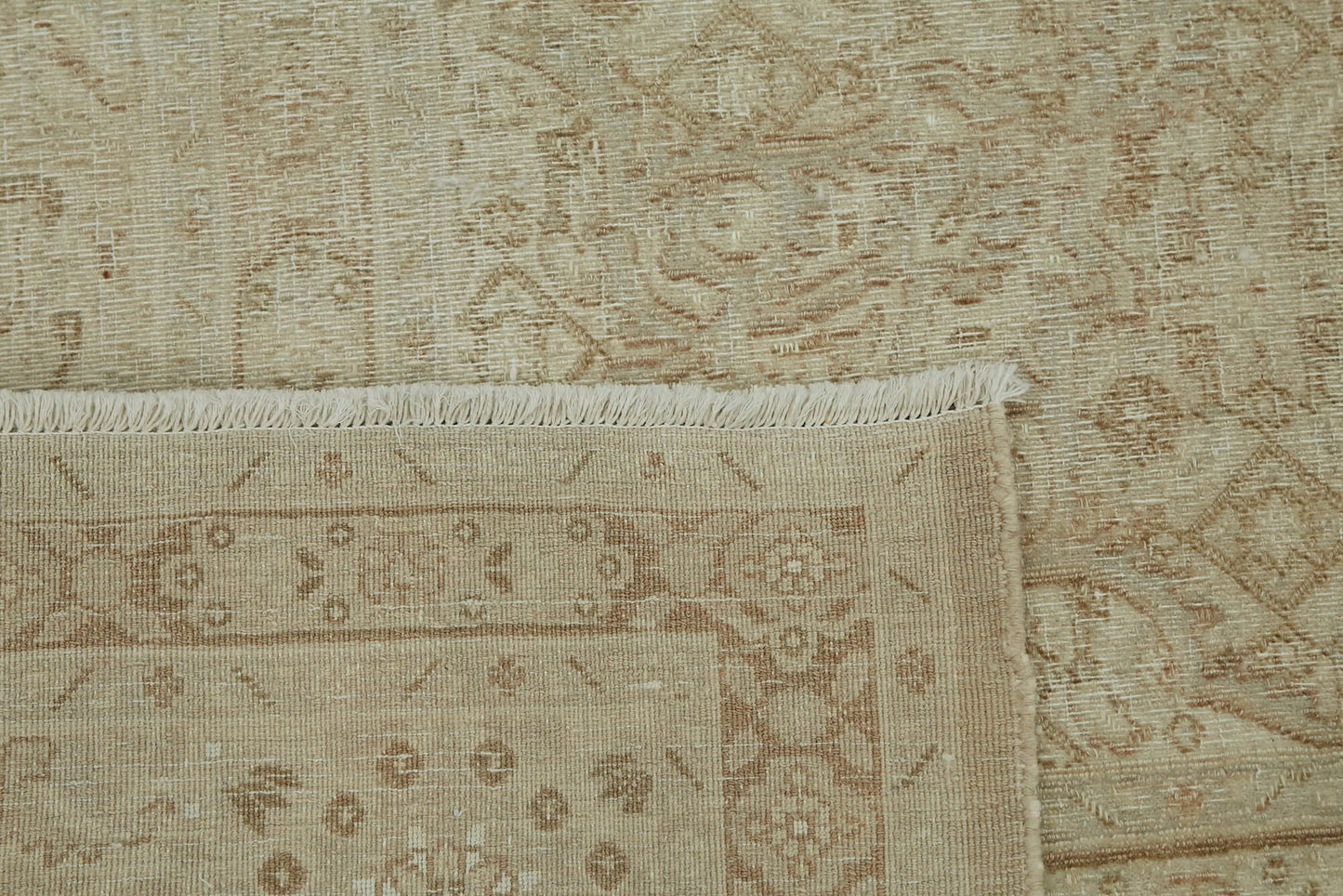 7x9 Beige Vintage Large Area Rug - 44426