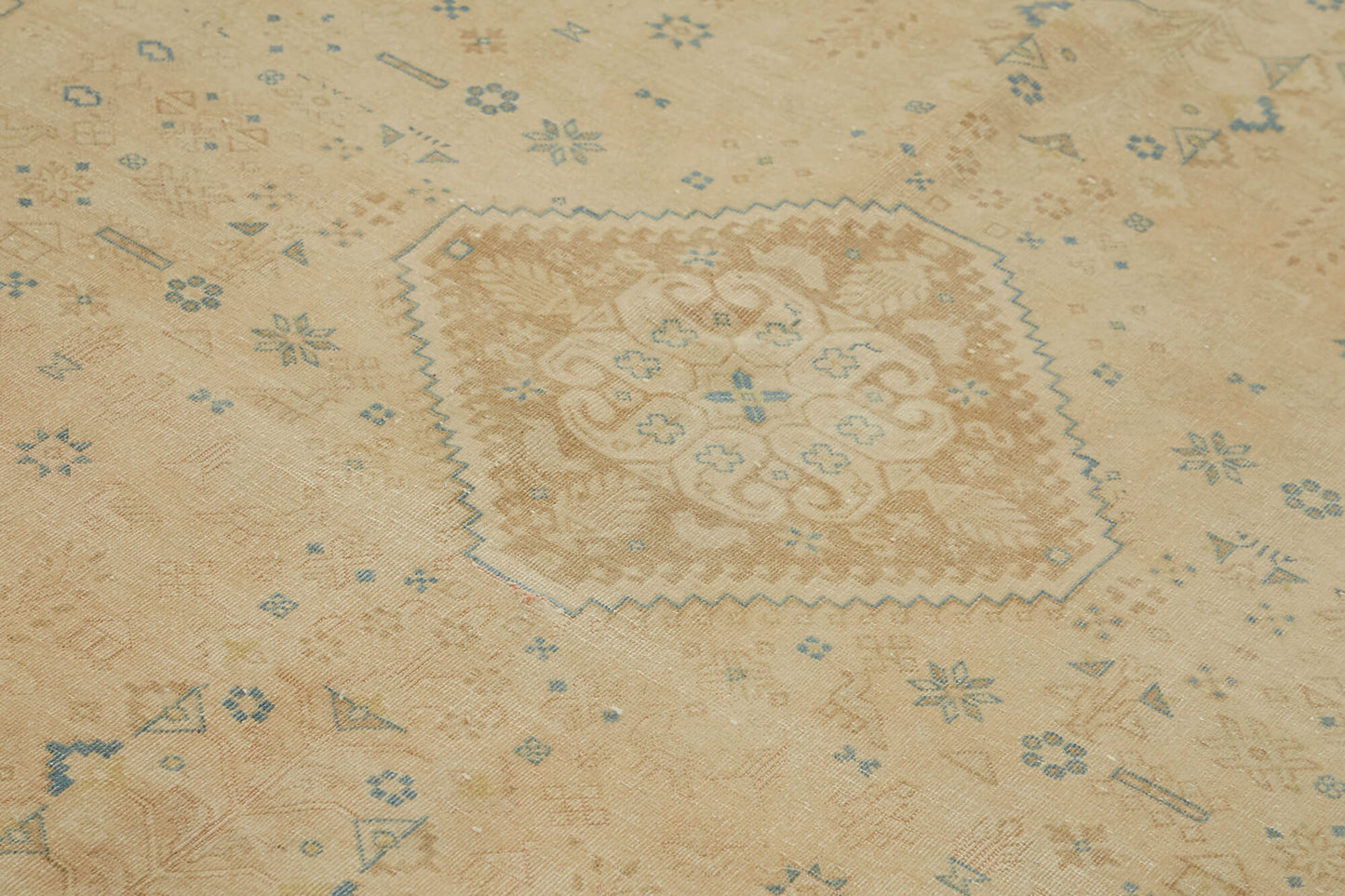 6x10 Beige Vintage Large Area Rug - 44427