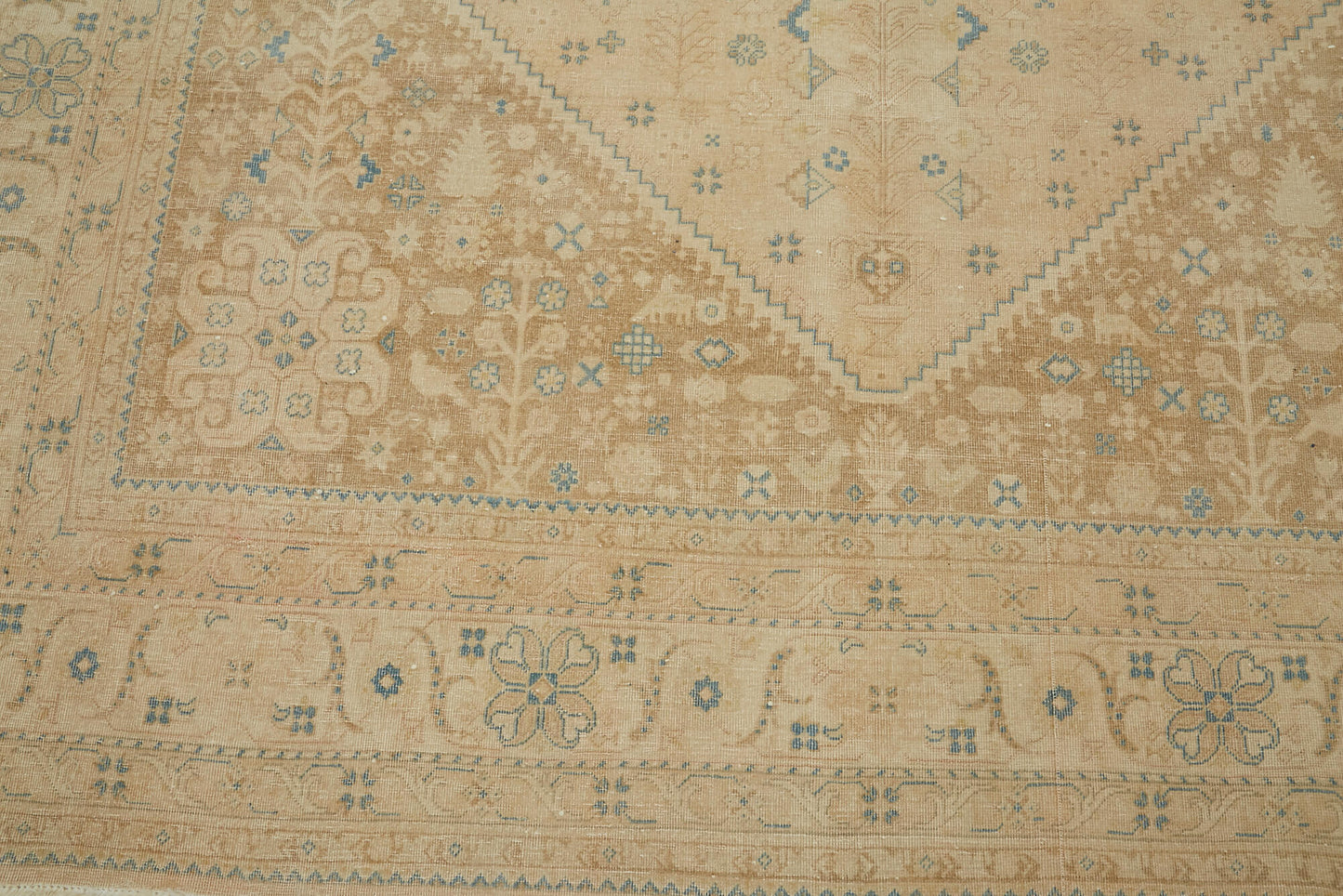 6x10 Beige Vintage Large Area Rug - 44427