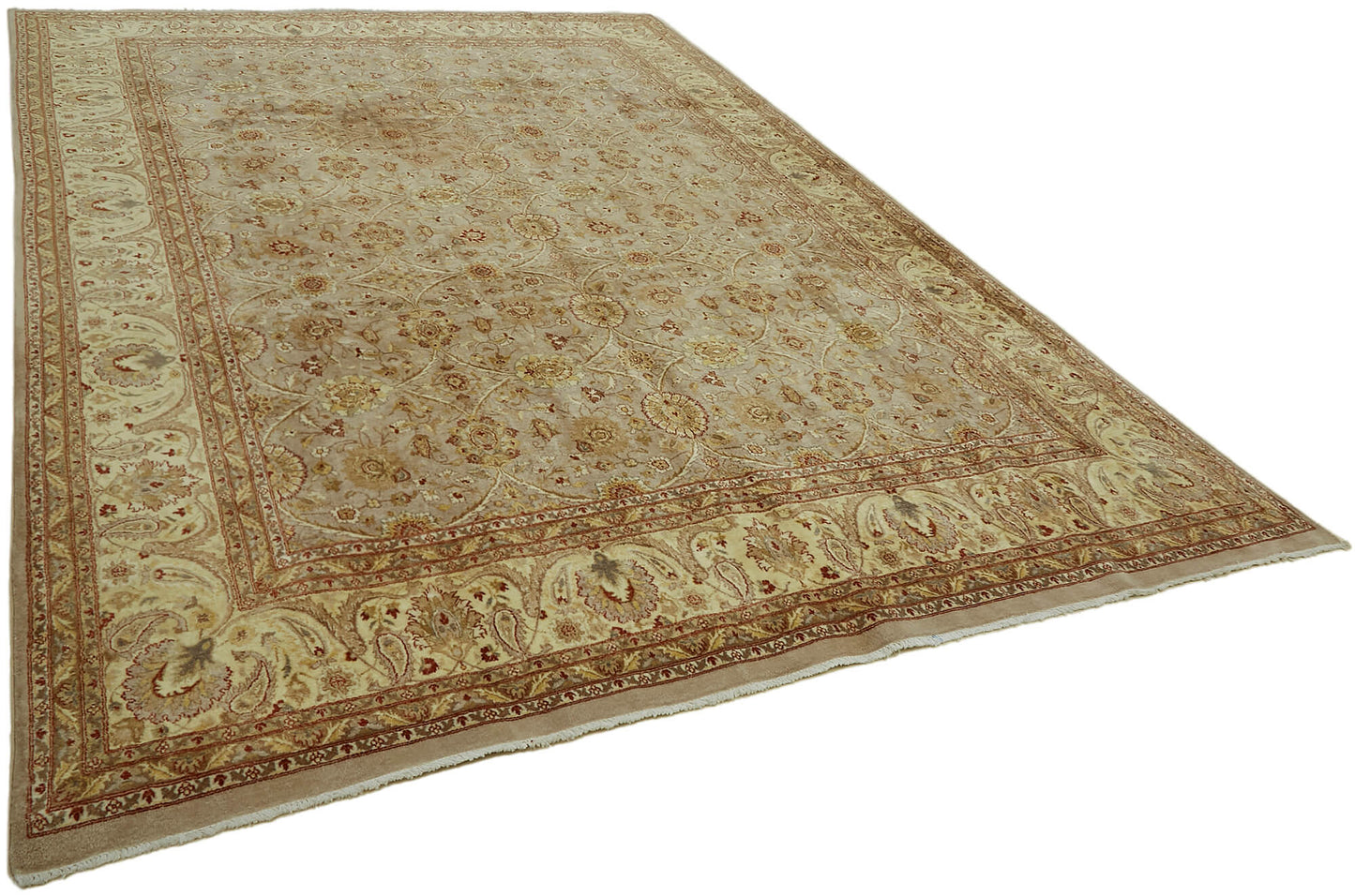 9x13 Beige Vintage Large Area Rug - 44435