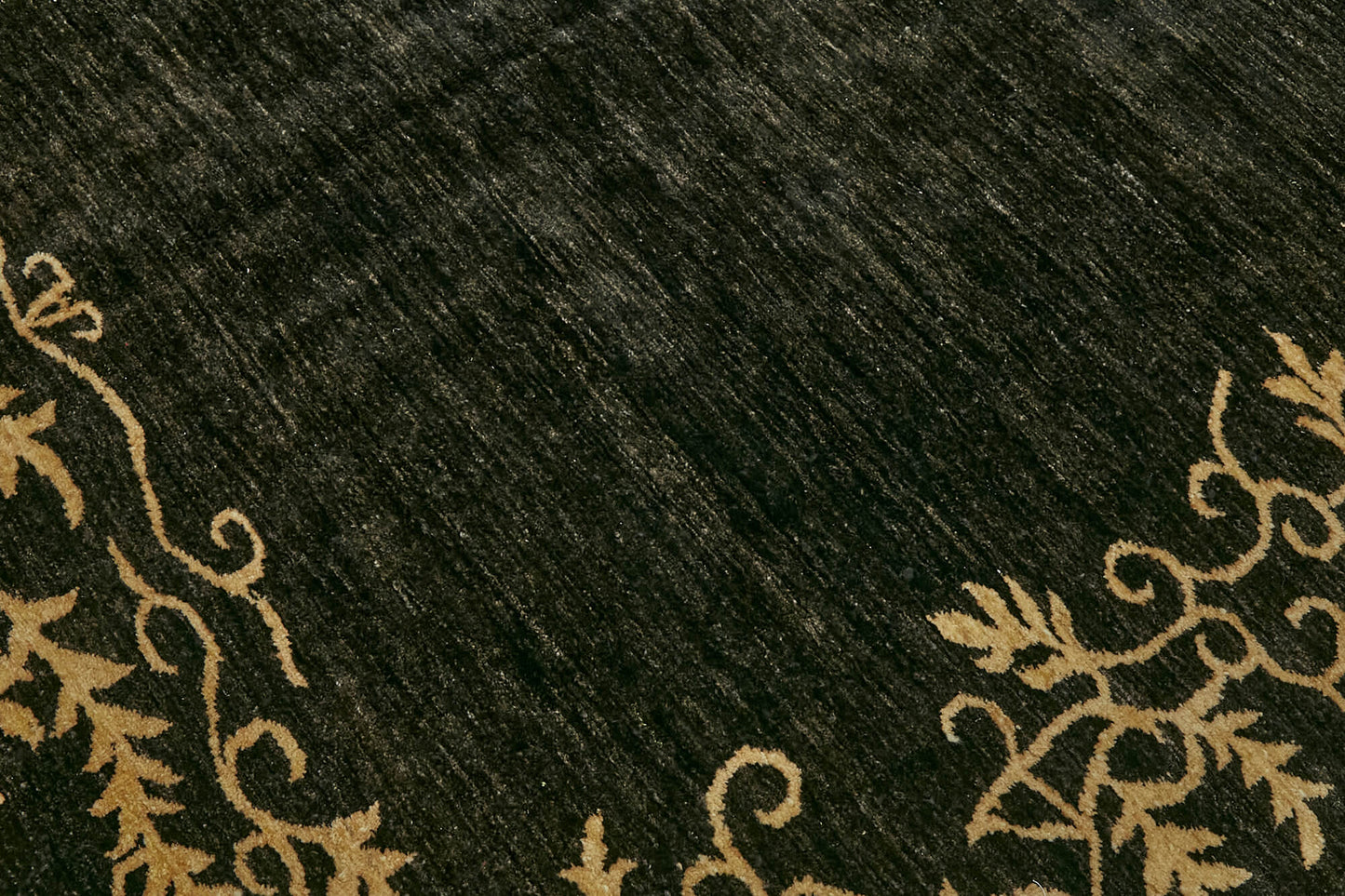 7x10 Black Overdyed Large Area Rug - 44440