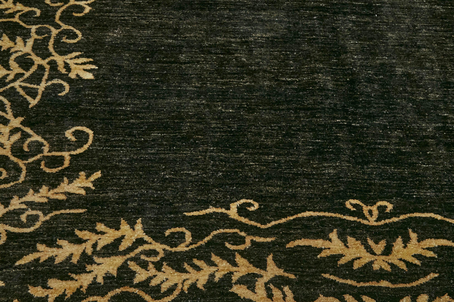 7x10 Black Overdyed Large Area Rug - 44440