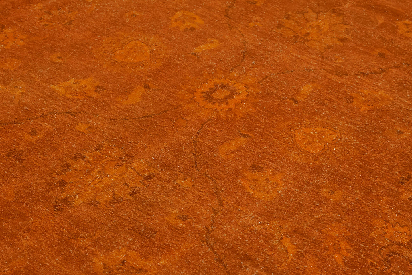 9x12 Orange Overdyed Large Area Rug - 44443