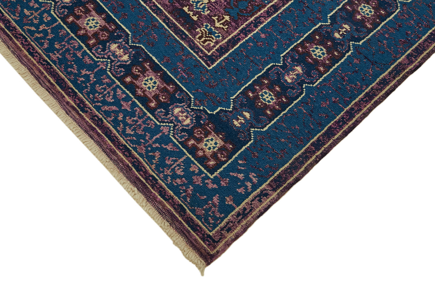 5x7 Blue Oushak Rug - 44450