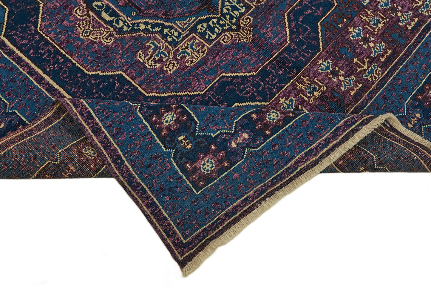 5x7 Blue Oushak Rug - 44450