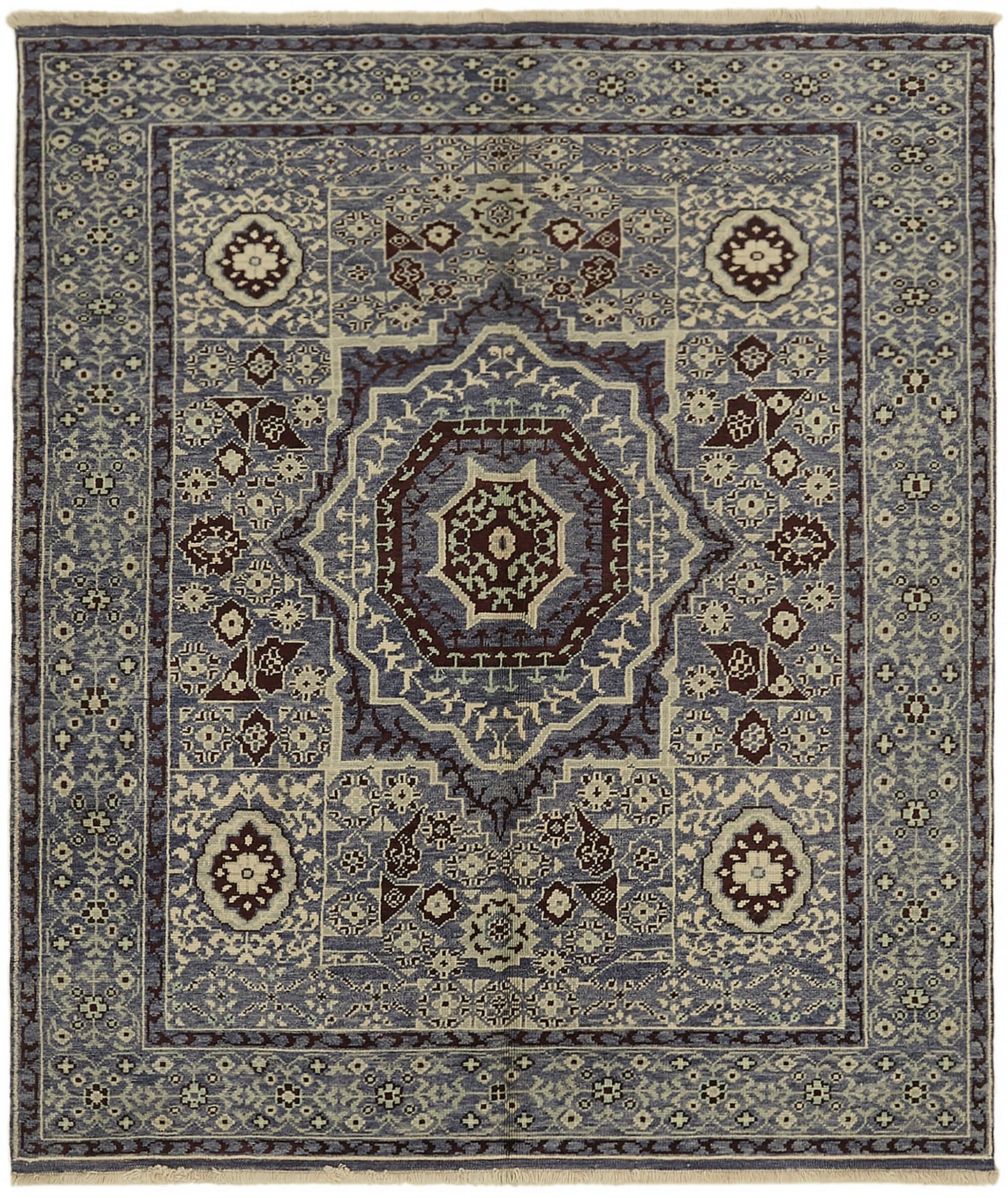 6x5 Purple Oushak Rug - 44452