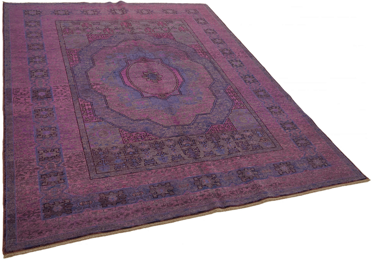 6x7 Purple Oushak Rug - 44456