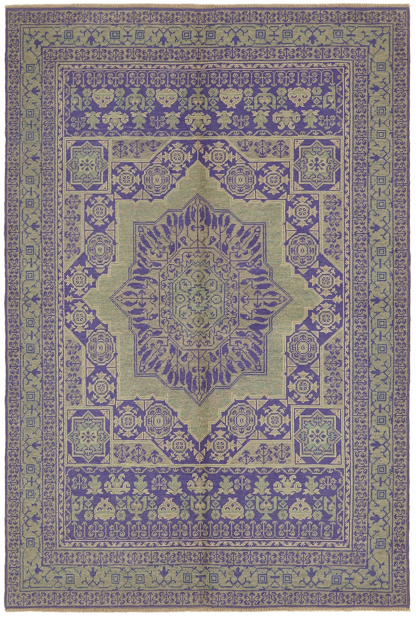 6x8 Purple Oushak Rug - 44457