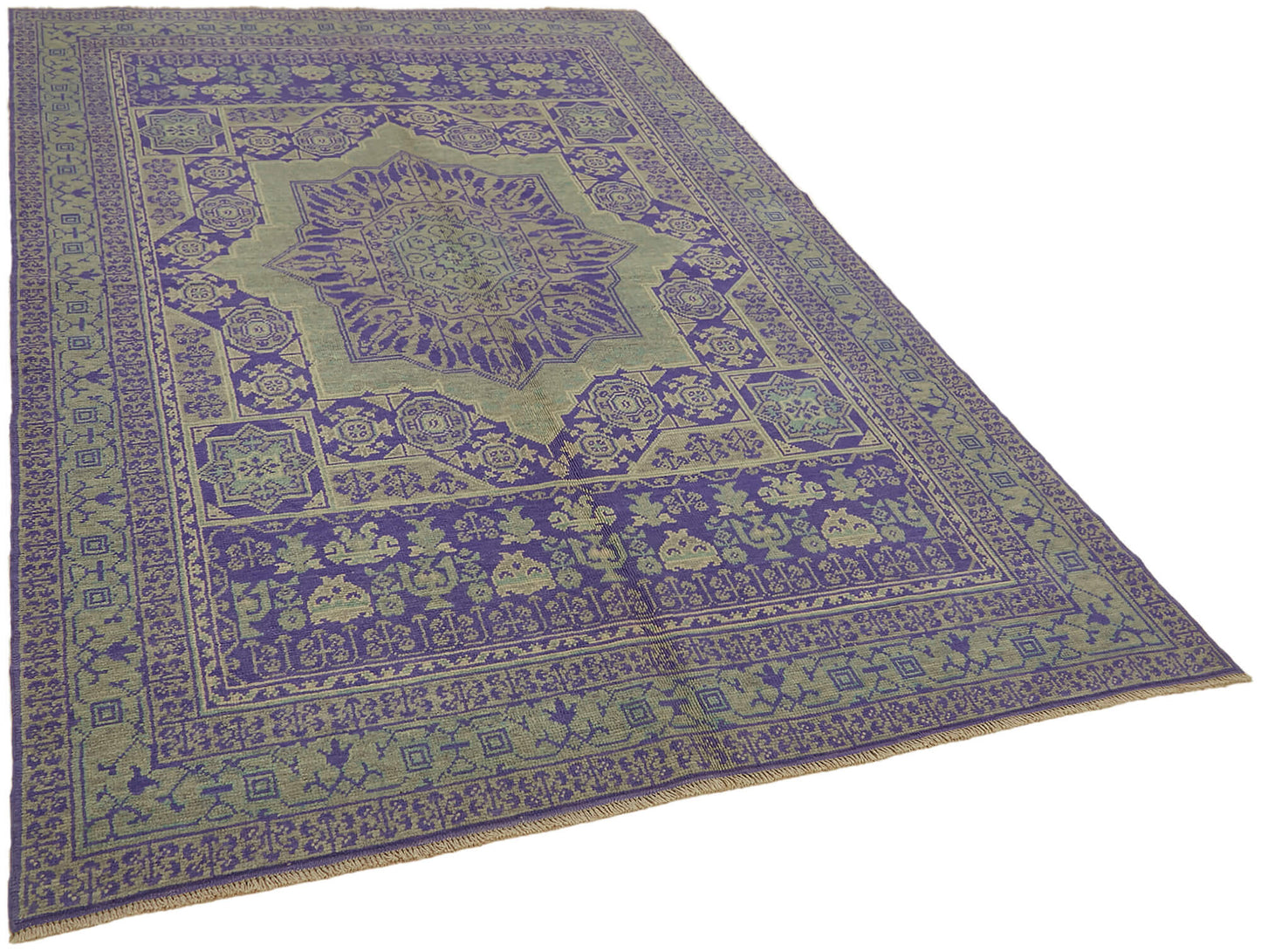 6x8 Purple Oushak Rug - 44457