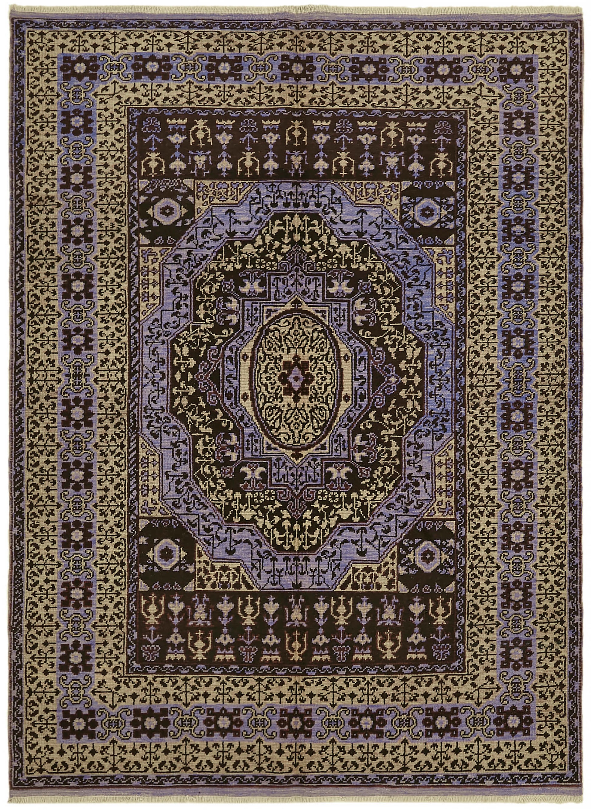 6x8 Purple Oushak Rug - 44460