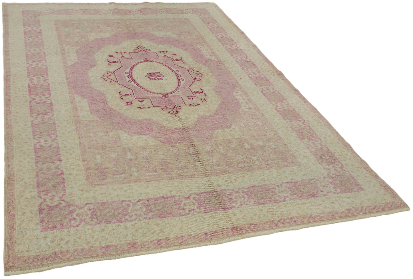 6x8 Beige Oushak Rug - 44461