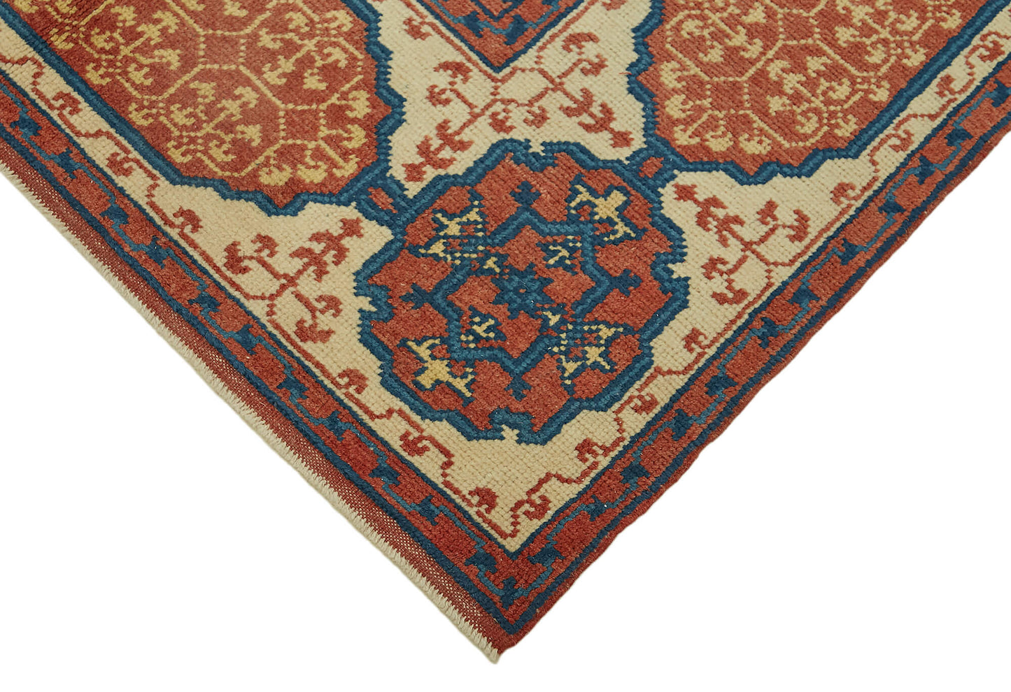 7x10 Beige Oushak Rug - 44466