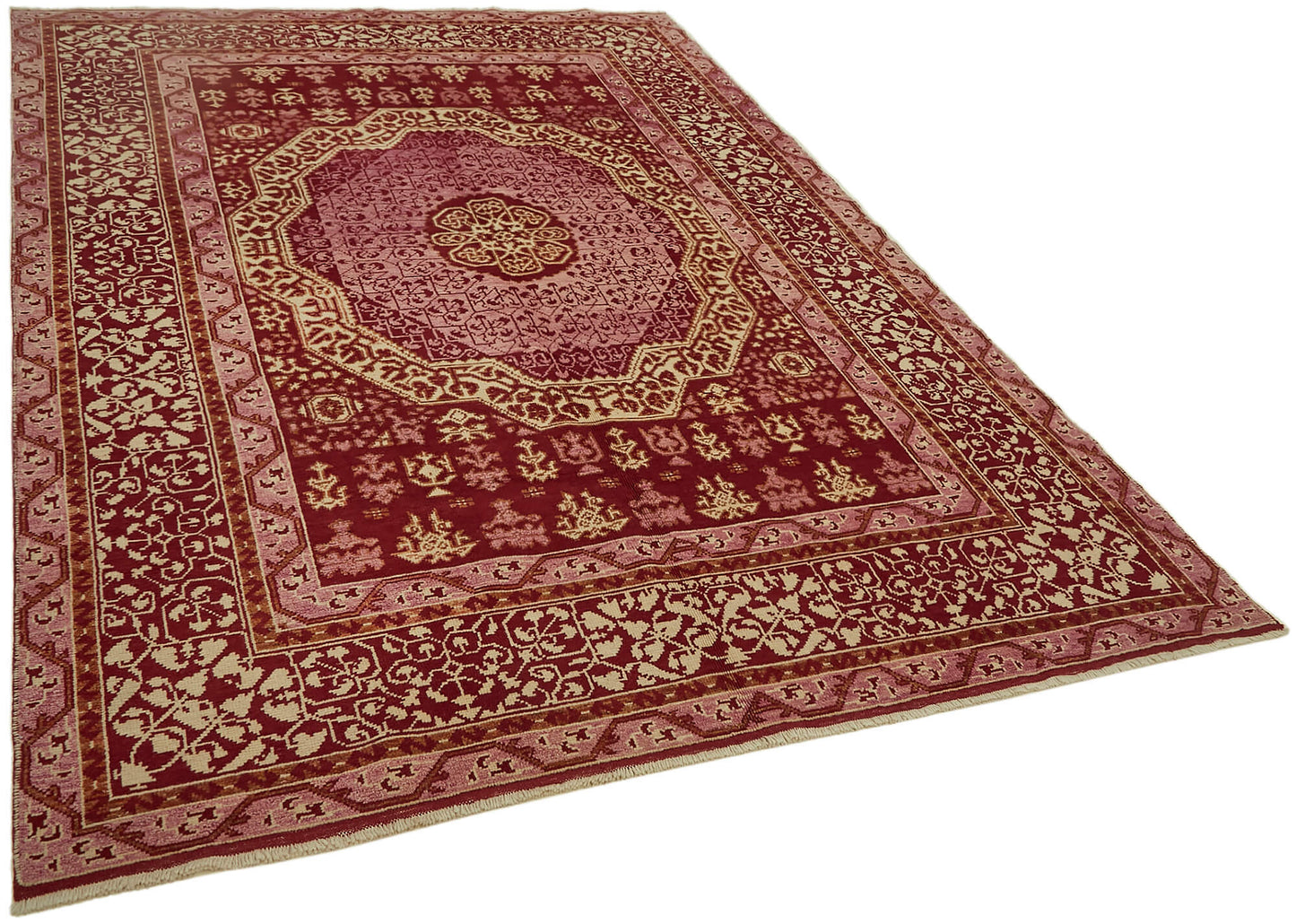 7x9 Red Oushak Rug - 44472