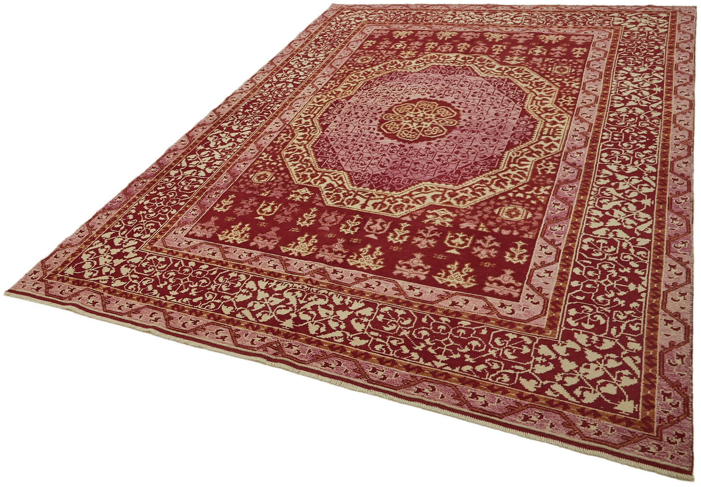 7x9 Red Oushak Rug - 44472