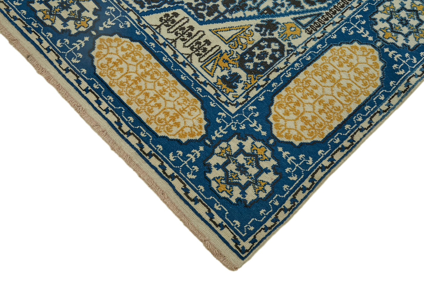 7x9 Beige Oushak Rug - 44473