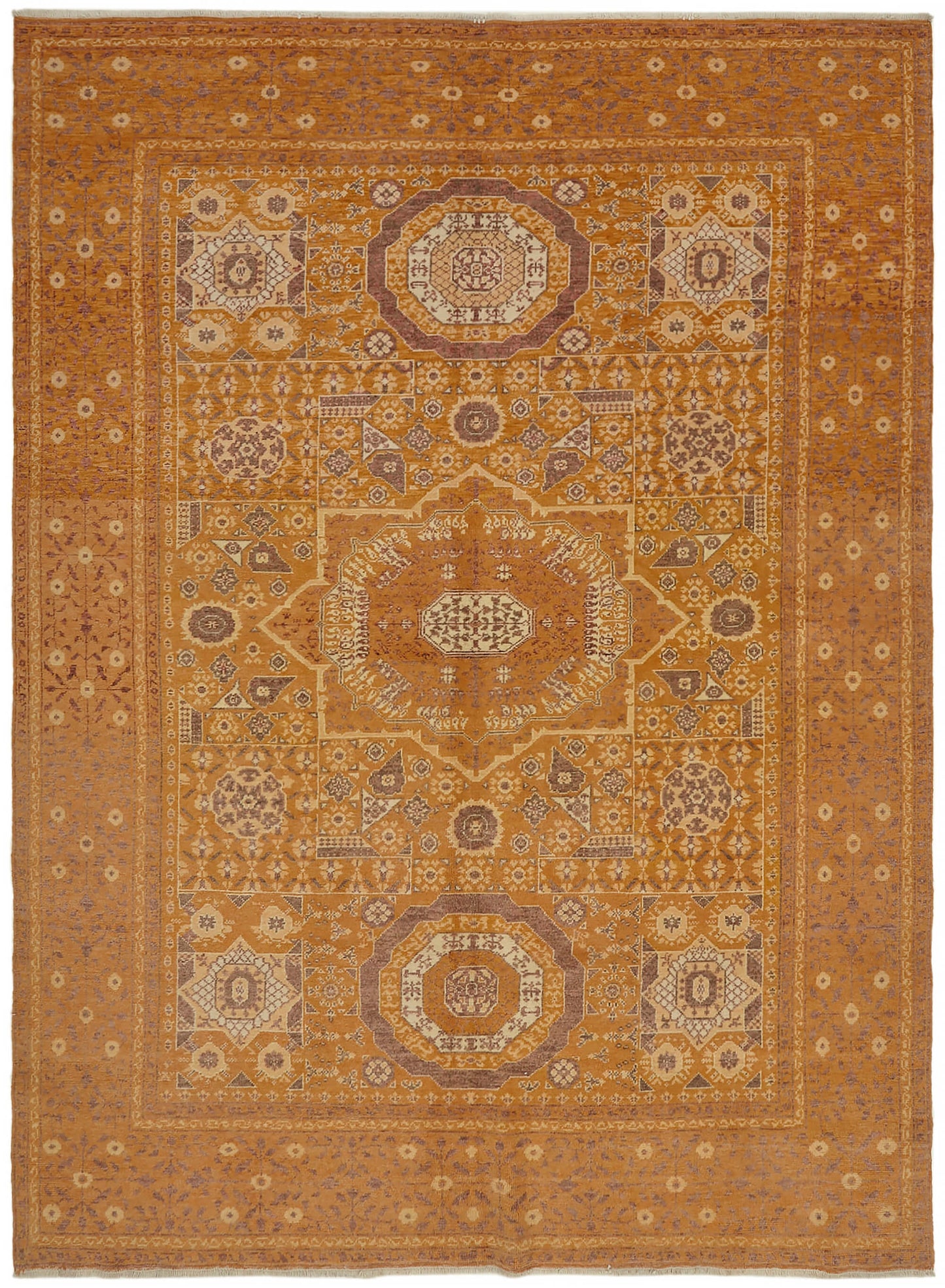 8x11 Orange Oushak Rug - 44477