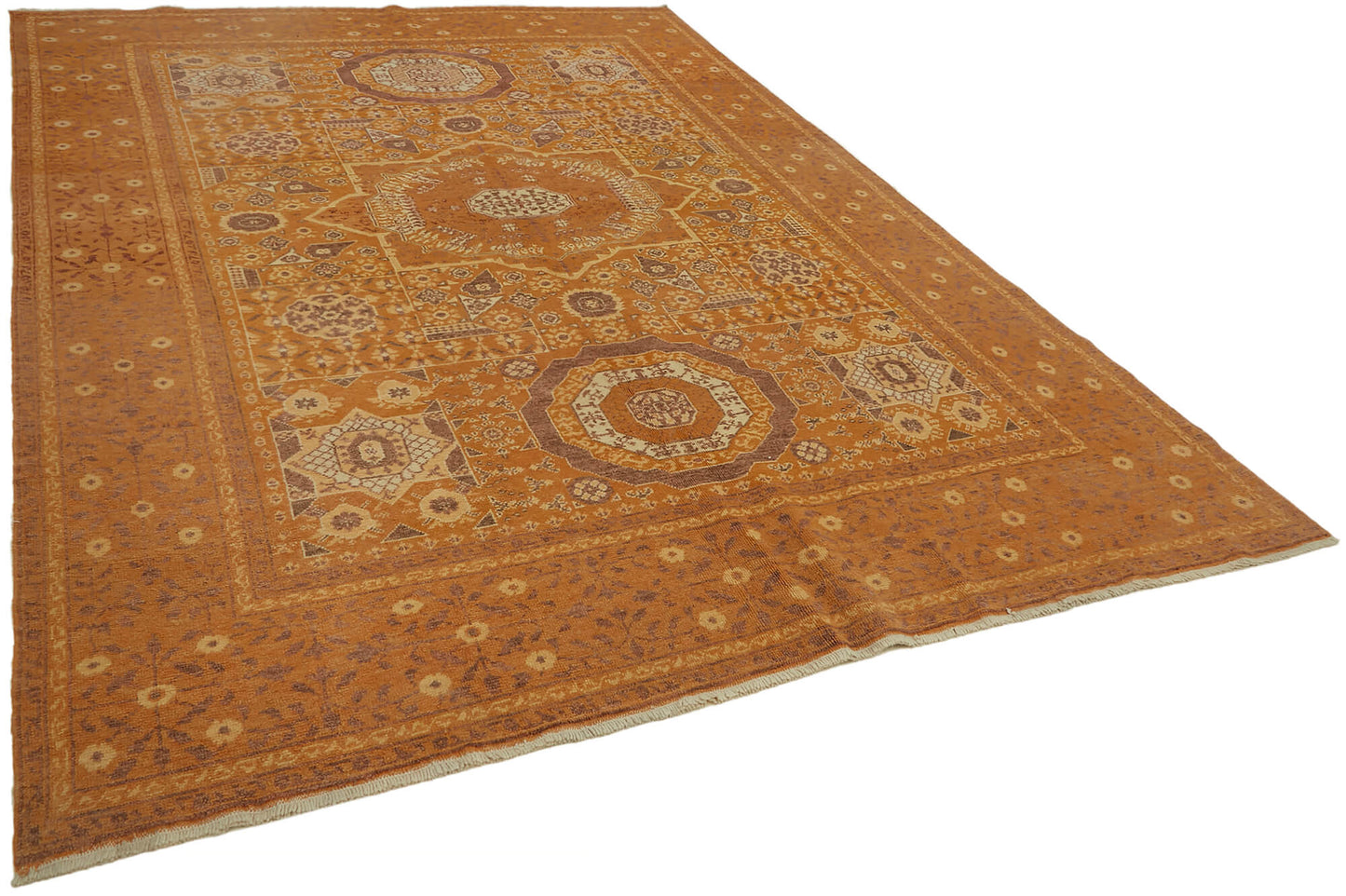 8x11 Orange Oushak Rug - 44477